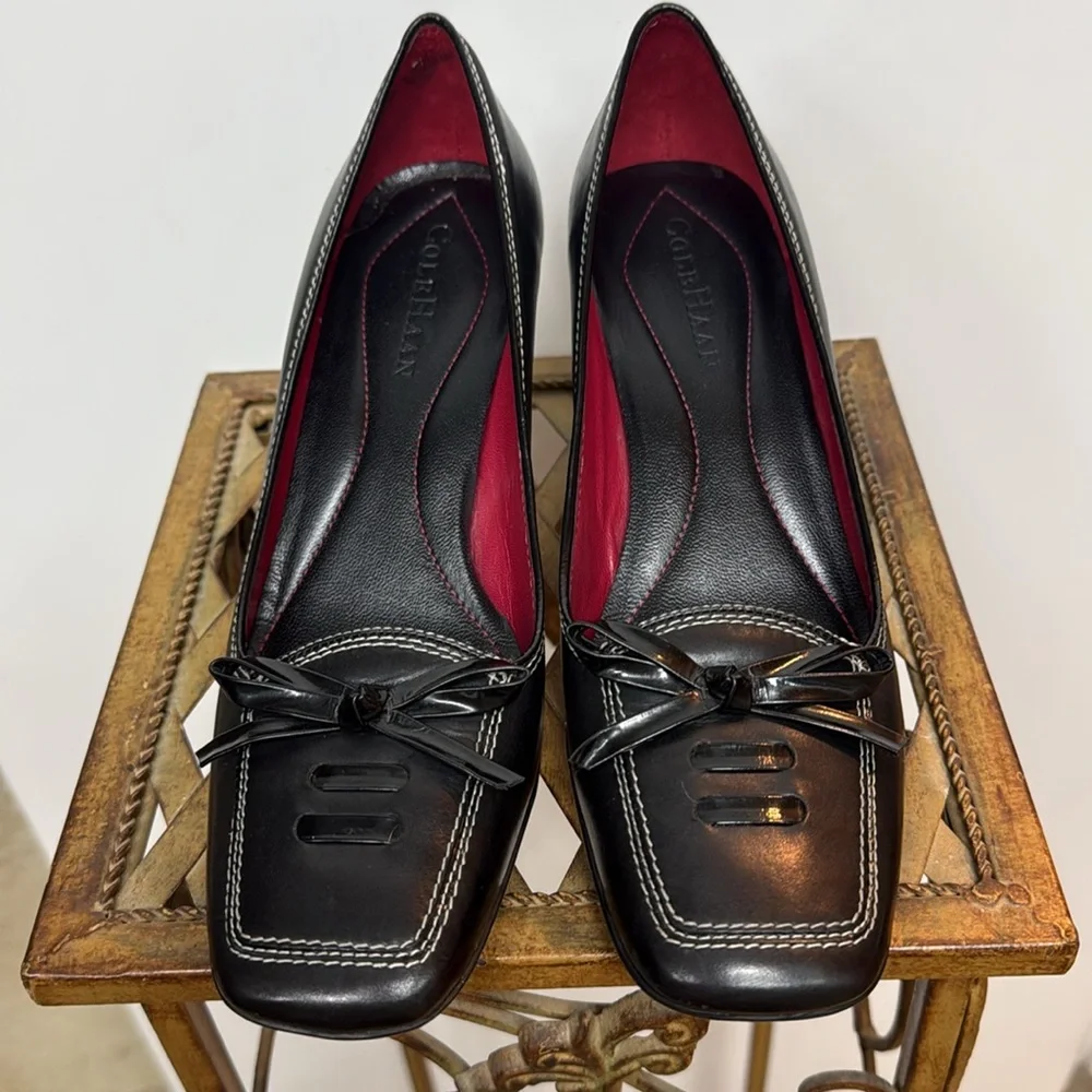 Black Cole Haan Dress Shoes (7AA) - Picture 7 of 13